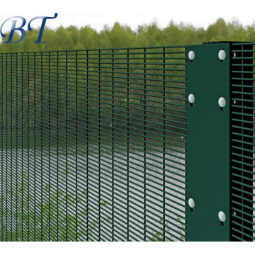 Powder Coated Anti Climb High Security 358 Mesh Fence.